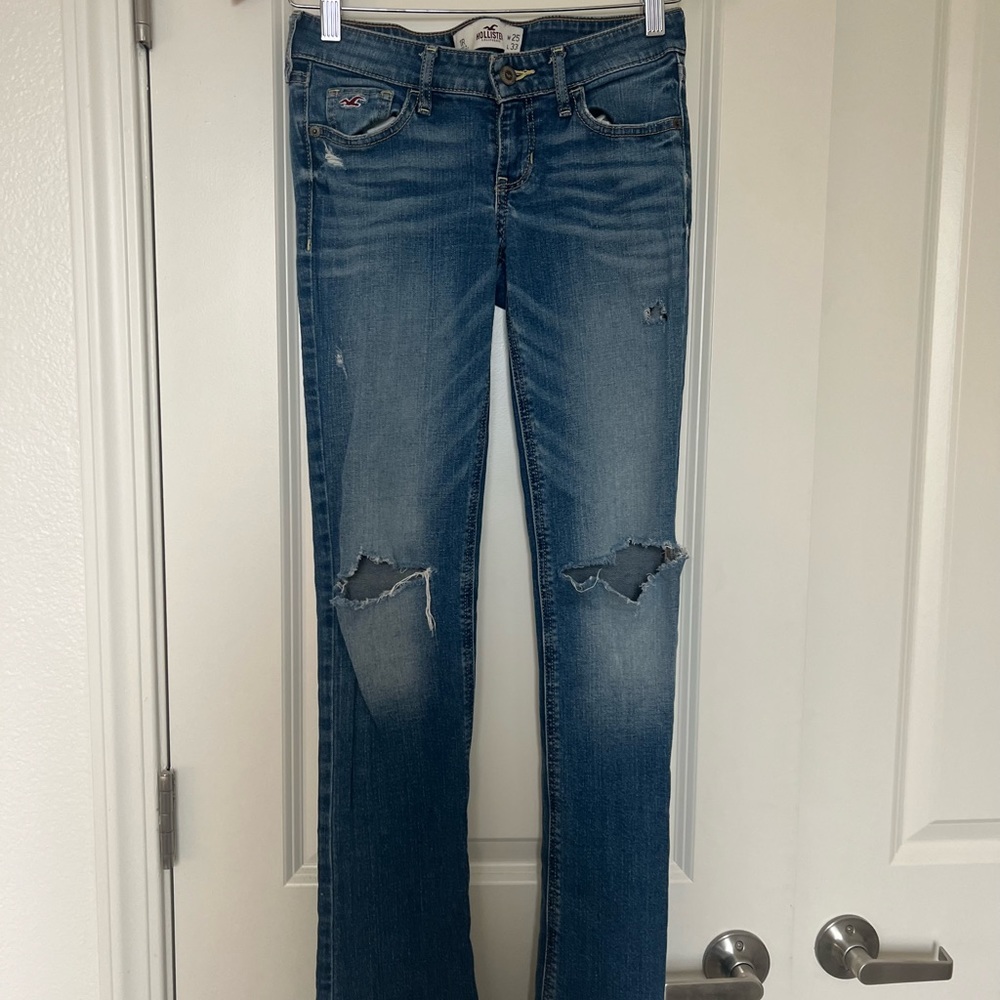 Hollister Medium-washed Skinny Bootcut Jeans Size 1R